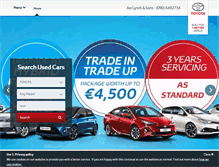Tablet Screenshot of jlynchsons.ie